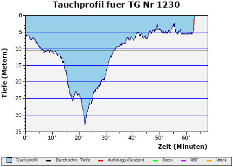 Tauchprofil fuer TG Nr 1230